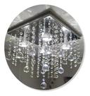 Lustre De Cristal Legítimo K9 Alto Brilho - Vai Montado - base 30x30 cm