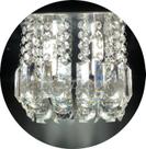 Lustre De Cristal Legítimo K9 Plafon Com Lâmpada BF Inclusa
