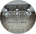 Lustre De Cristal Legítimo K9 Retangular Para Sala De Jantar