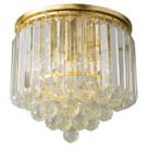 Lustre de Cristal Legítimo K9 Transparente Gold I