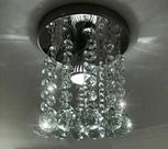Lustre De Cristal Legítimo Sala Quarto Redondo 13 Cm Altura