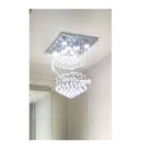 Lustre de cristal legitimo vai montado para sala,8 leds inclusas