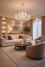 Lustre De Cristal Luminária Luxuoso Transparente 18 Braços