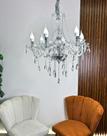 Lustre De Cristal Luminária Luxuoso Transparente 8 Braços, Classico, Contemporâneo, Candelabro, Sala de Jantar Lustre De Cristal Luminária Luxuoso Transparente 8 Braços, Classico, Contemporâneo, Candelabro, Sala de Jantar