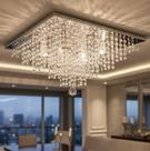 Lustre de Cristal Modelo Pirâmide 50x50 E27 Aço Inox Espelhado Lúmens Design