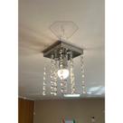 Lustre de cristal para pé direito/vão de escada