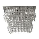 Lustre De Cristal Quadrado Led 36w 3em1 Sala De Estar Quarto Loft Escadaria Shopping Restaurante