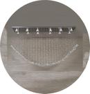 Lustre De Cristal Retangular Para Sala De Estar e Jantar