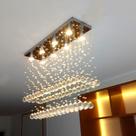 Lustre De Cristal, Retangular Sala De Jantar/estar
