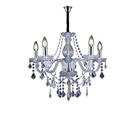 Lustre de cristal taschibra glam transparente 5xe14