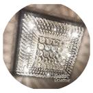 Lustre de cristal verdadeiro 45x45 cm sala, quarto