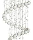 Lustre De Cristal Verdadeiro No Modelo Espiral