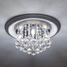 Lustre de cristal verdadeiro redondo 20 cm de altura ILUSTRE CRISTAIS