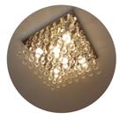 Lustre de teto cristal legítimo k9 40x40 altura 10 cm