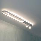 Lustre De Teto Luminária Plafon Com Spot Led 3 Em 1 Lustre De Teto Luminária Plafon Com Spot Led 3 Em 1