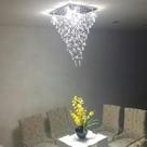 Lustre de Teto,Luxo,Iluminação,Elegancia,Desing,Base 40x40cm