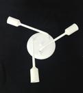 Lustre De Teto/Parede Industrial para 3 Lâmpadas - Plafon/Arandela Retrô Aranha Sputnik Cores