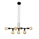 Lustre de Teto Pendente 7 Lâmpadas Mesa de Jantar e área Gourmet Jabuticaba Lustre de Teto Pendente 7 Lâmpadas Mesa de Jantar e área Gourmet Jabuticaba