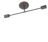 Lustre de Teto Tocha Dupla Palfon Moderno Clean Sputinik para 2 Lâmpadas