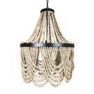 Lustre Decorativo Rattan Natural Pingentes Classico