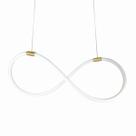 Lustre Design Moderno KNOT 38w - Silicon LED 3000K - OURO