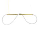 Lustre Design Moderno Rope 38w - Silicon LED 6000K - OURO