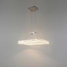 Lustre Dinámica Quadrado Led 3000k Bivolt Cristal
