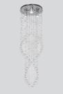 Lustre Espiral Duplo Para Sala De Estar Com 1m De Altura