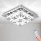 Lustre FRIXCHUR Crysta LED 30cm Regulável com Controle Remoto