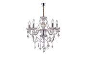Lustre Glam Maria Tereza Champanhe 5 Braços E14 Taschibra Lustre Glam Maria Tereza Champanhe 5 Braços E14 Taschibra