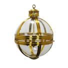 Lustre Globo Menor Metal Dourado Trabalhado Alto Padrão