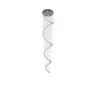 Lustre Grande No Modelo Espiral, Com 3 Metros, Para Vão De Escada E Pé Direito Duplo