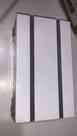 Lustre hansa ar 195p elipse - aluminio/branco 40w