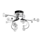 Lustre Incremona 9 Lamp. G4/ Cromado, Cristais luciin Ref: zg010/1