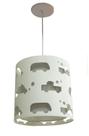 Lustre Infantil Pendente Recorte Carrinhos 25x25 Cinza Lustre Infantil Pendente Recorte Carrinhos 25x25 Cinza