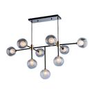 Lustre Jabuticaba Pendente Para Sala Sputnik Manhattan Moderno 9 Lâmpadas Bivolt