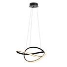 Lustre Luminária 3000K Orgon Pendente Iluminação Arco Led Perfil Infinito Moderno Luxo Sala de Jantar Quarto Ambiente Residencial Comercial Recepção