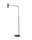 Lustre Luminária Coluna Tubo Abajur de Chão Cilindro Preto 704