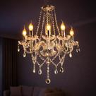 Lustre Luminaria led Baronesa 5xE14 Transparente Cod: 785050072 Avant