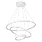 Lustre Luminaria Pendente 3 Em 1 Arcos Argolas Moderno Aneis Regulavel Bivolt Decoraçao Casa Quarto Sala