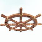Lustre Luminária Pendente 85cm Leme De Navio Rústico 5B