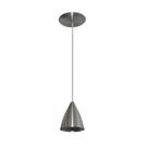Lustre Luminária Pendente Colorido 17 cm x 13 cm - Alumínio Escovado