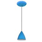 Lustre Luminária Pendente Colorido 17 cm x 13 cm - Azul