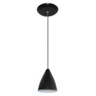 Lustre Luminária Pendente Colorido 17 cm x 13 cm - Preto