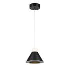Lustre Luminária Pendente Led Cone 20cm Preto - Elgin