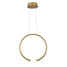 Lustre Luminária Pendente Moderna Circulo Led 20w Bola 33cm