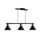 Lustre Luminaria Pendente Triplo Costa Rica Aluminio Decor