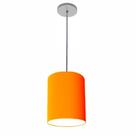 Lustre Luminária Pendente Vivare Free Lux PE-4103CZ Cúpula em Tecido 15x20cm