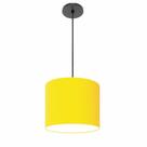 Lustre Luminária Pendente Vivare Free Lux PE-4105PR Cúpula em Tecido 20x22cm Lustre Luminária Pendente Vivare Free Lux PE-4105PR Cúpula em Tecido 20x22cm