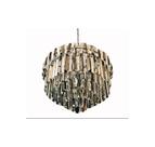 Lustre Luminaria Pingentes Cristal 60cm Redondo Formosa